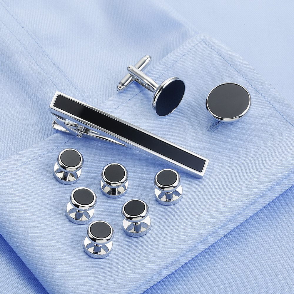 VAGULA 9 PCS Tie bar Cuff link - Tie Bar Set Gift 리뷰 및 가격