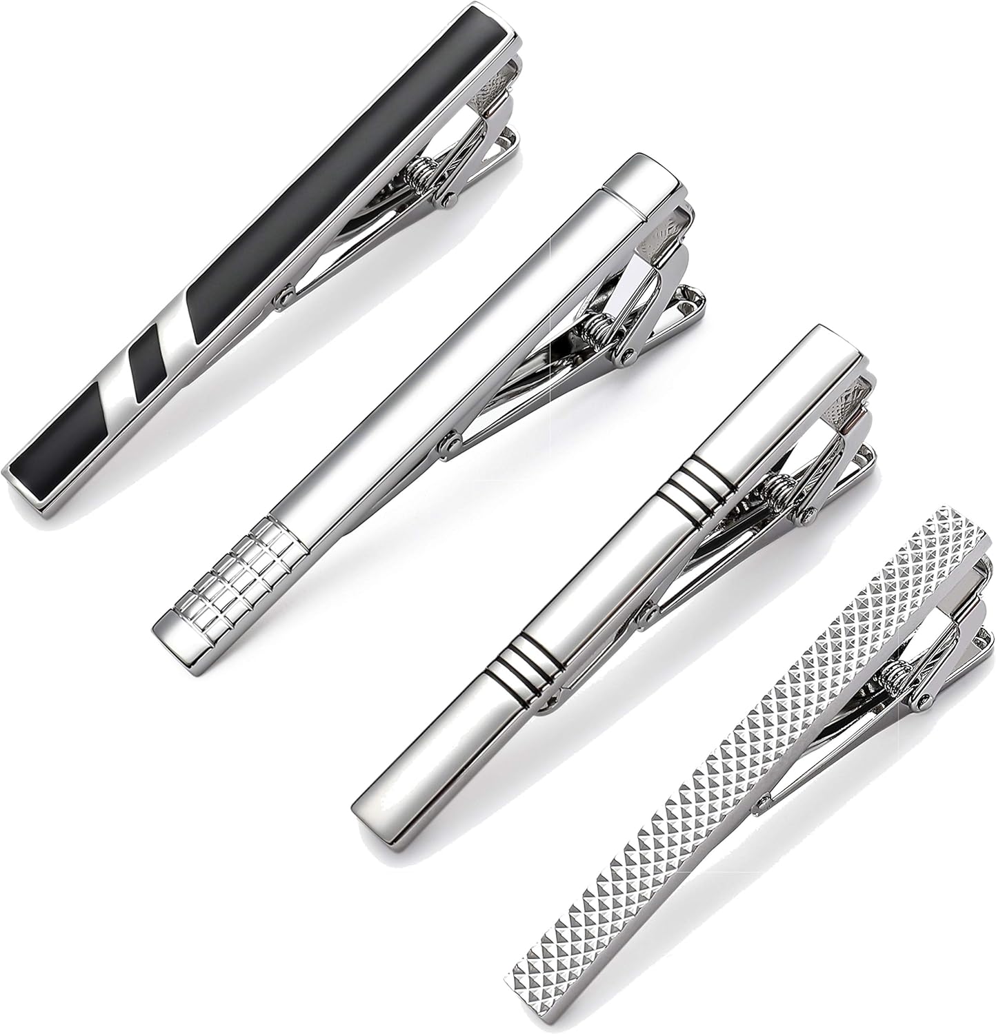 Classic Silver Tie Bar Set for - Tie Bar Set Gift 리뷰 및 가격
