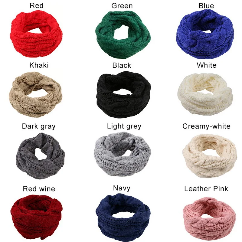 Men Women Boys Girls Thick Rib - Infinity Scarf Knit 리뷰 및 가격