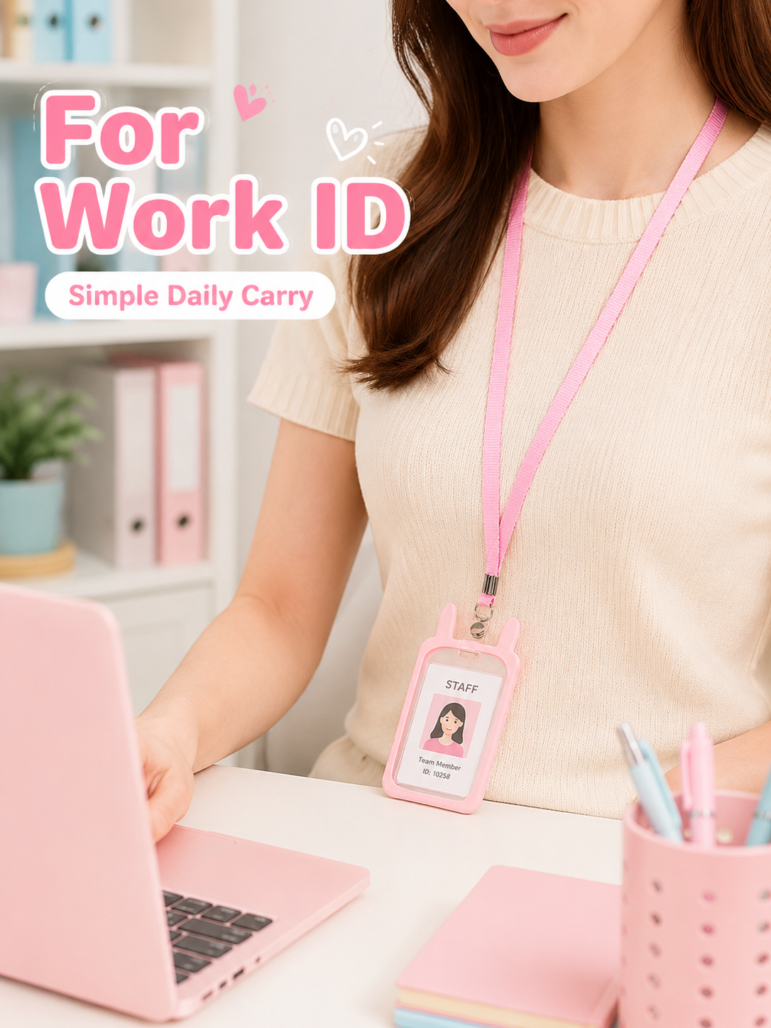 Cute Cartoon Transparent ID Ba - Lanyard Badge Holder 리뷰 및 가격