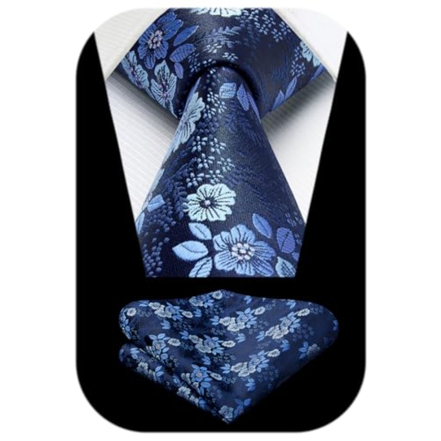 Extra Long Ties for Men Classi - Pocket Square Set 리뷰 및 가격
