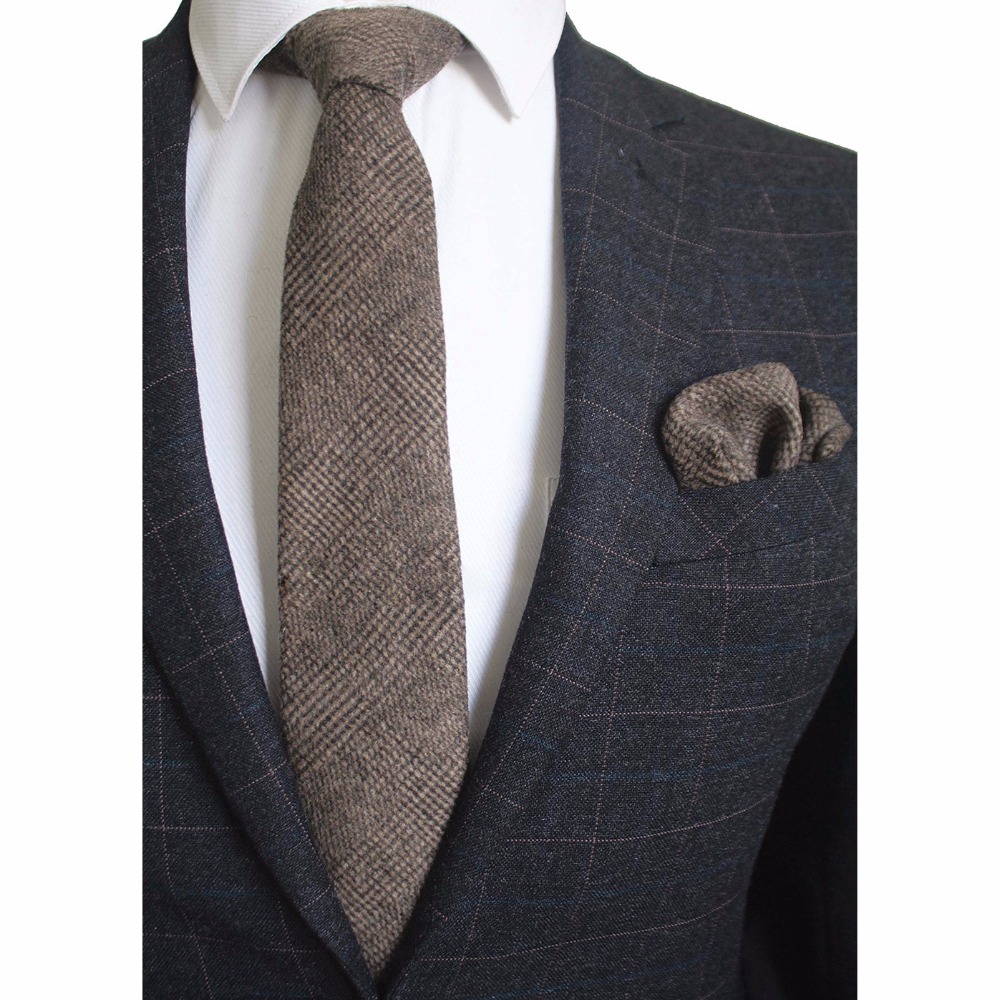 Ricnais 8cm Wool Necktie Solid - Handkerchief Cotton Men 리뷰 및 가격
