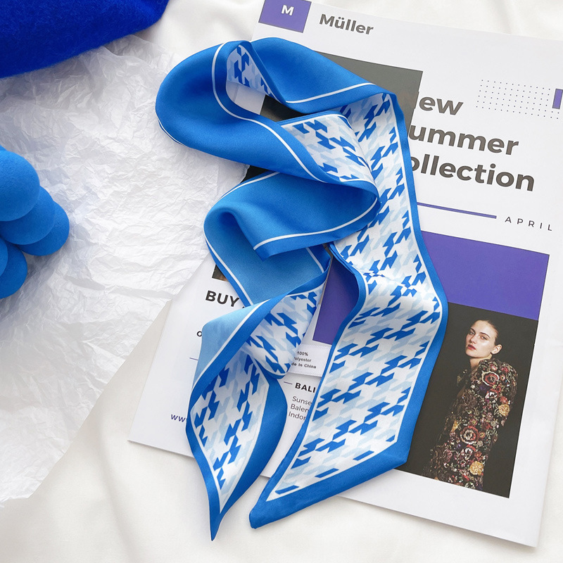 Klein blue silk scarf new chec - Silk Tie Striped 리뷰 및 가격