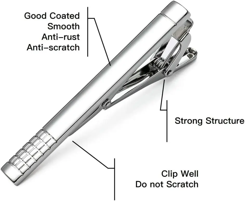 Tie Clips for Men, Classic Sty - Tie Bar Set Gift 리뷰 및 가격