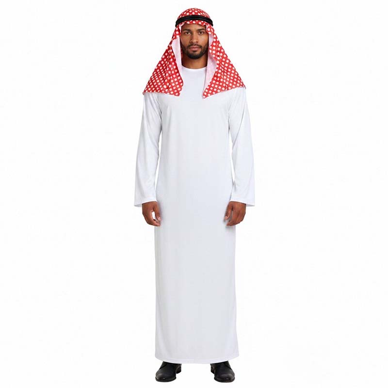 Traditional Arab Costume Arabi - Ascot Neck Scarf 리뷰 및 가격